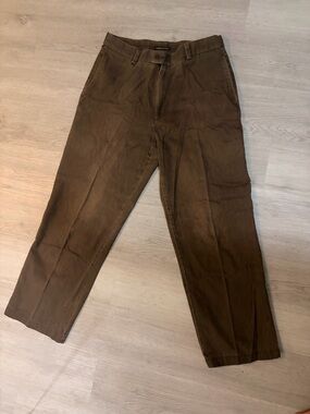 Dockers Men's Dark Brown Casual Chino Pants